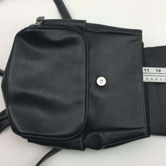 Black Womens Backpack Purse Bag Shoulder Handbag Rucksack main image 6